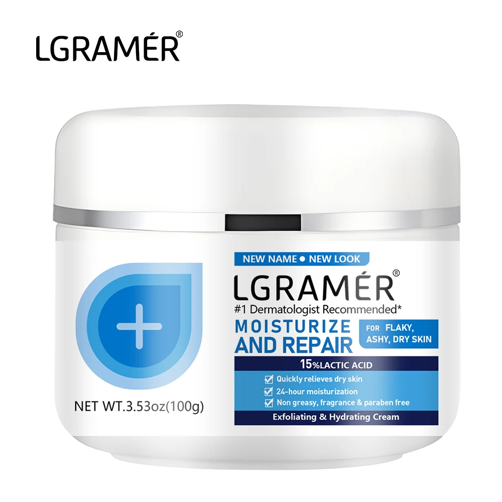 LGRAMER Exfoliating Face Cream Enhances Skin Firmness and Elasticity Deeply Nourishes Moisturizes Skin Improves Skin Texture