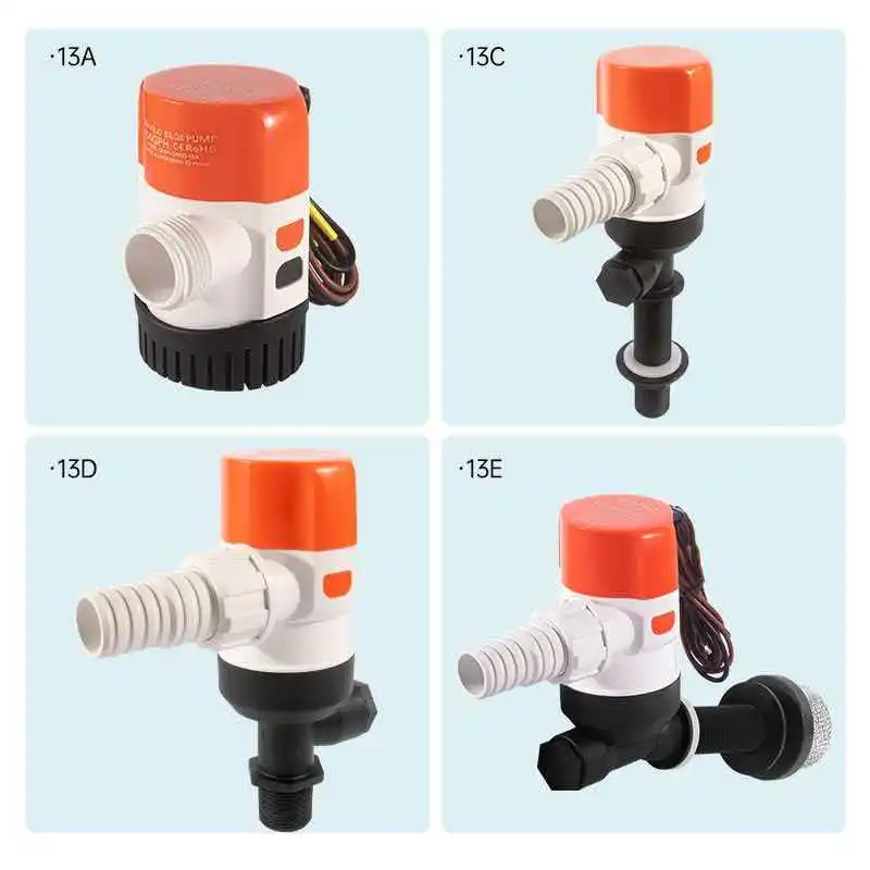 Seaflo13 Series Yacht Oxygenation Fish Bait Pump Live Fish Tank Water Pump Marine Lure Boat Pump DC Submersible Pump
