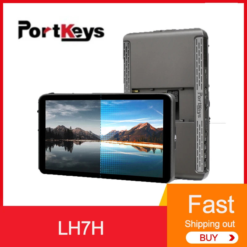 Portkeys LH7H 1000nit 7inch High Brightness Monitor 3DLUT Output For Vertical Shooting Screen for Content Creators Filmmaker