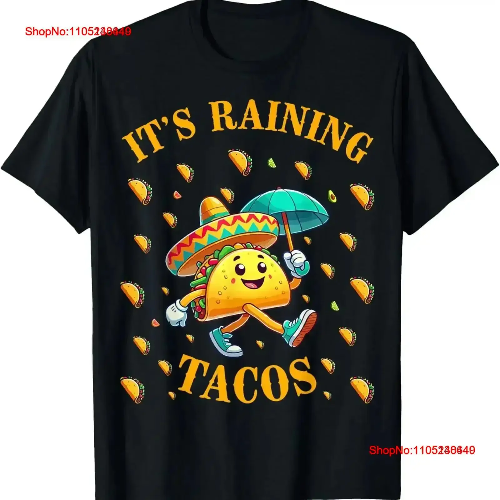 It's Raining Tacos Funny Taco Lovers Kids Girls Boys Adult T Shirt vintage Washed Casual Soft Top For Everyday Wear vintage