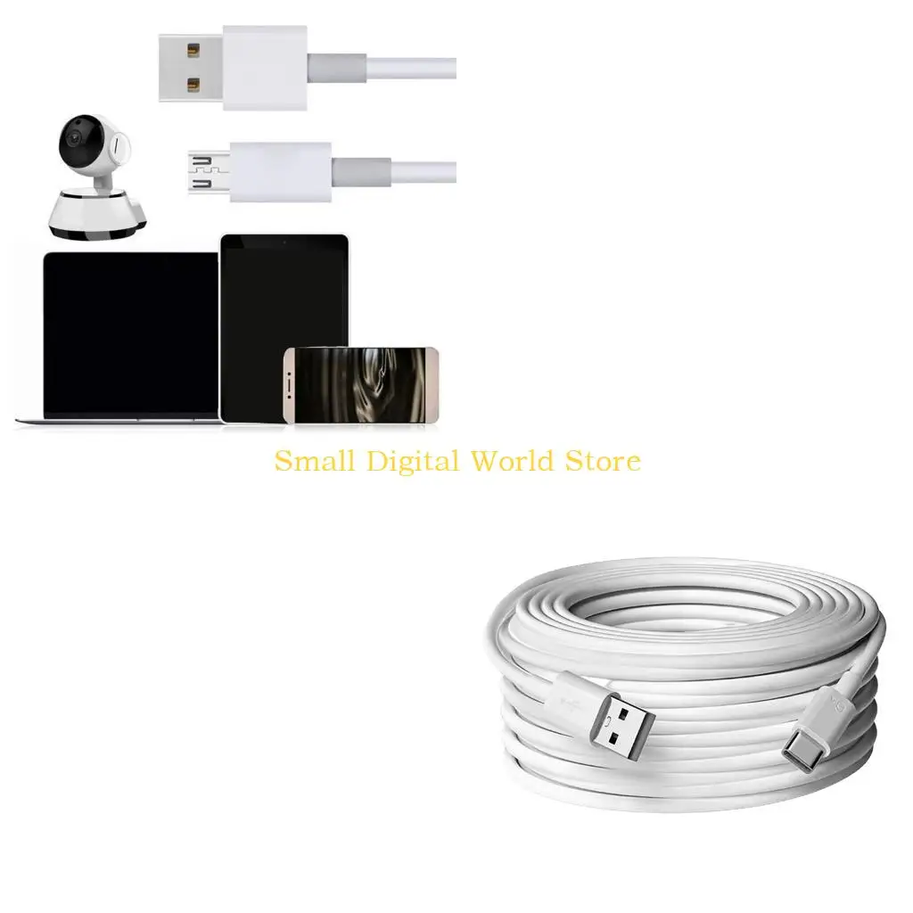 77UB Advanced Metal Wire Design Charging Cable Various Length Replacement For Observation Tools And Phones