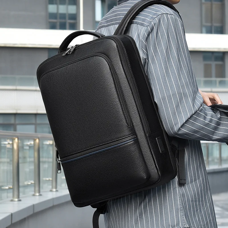 

Мужская кожаная сумка Busin Bapa Travel Cuter Bag из натуральной воловьей кожи, с двумя плечевыми ремнями, премиум-класса, многофункциональная, для поездок на работу...