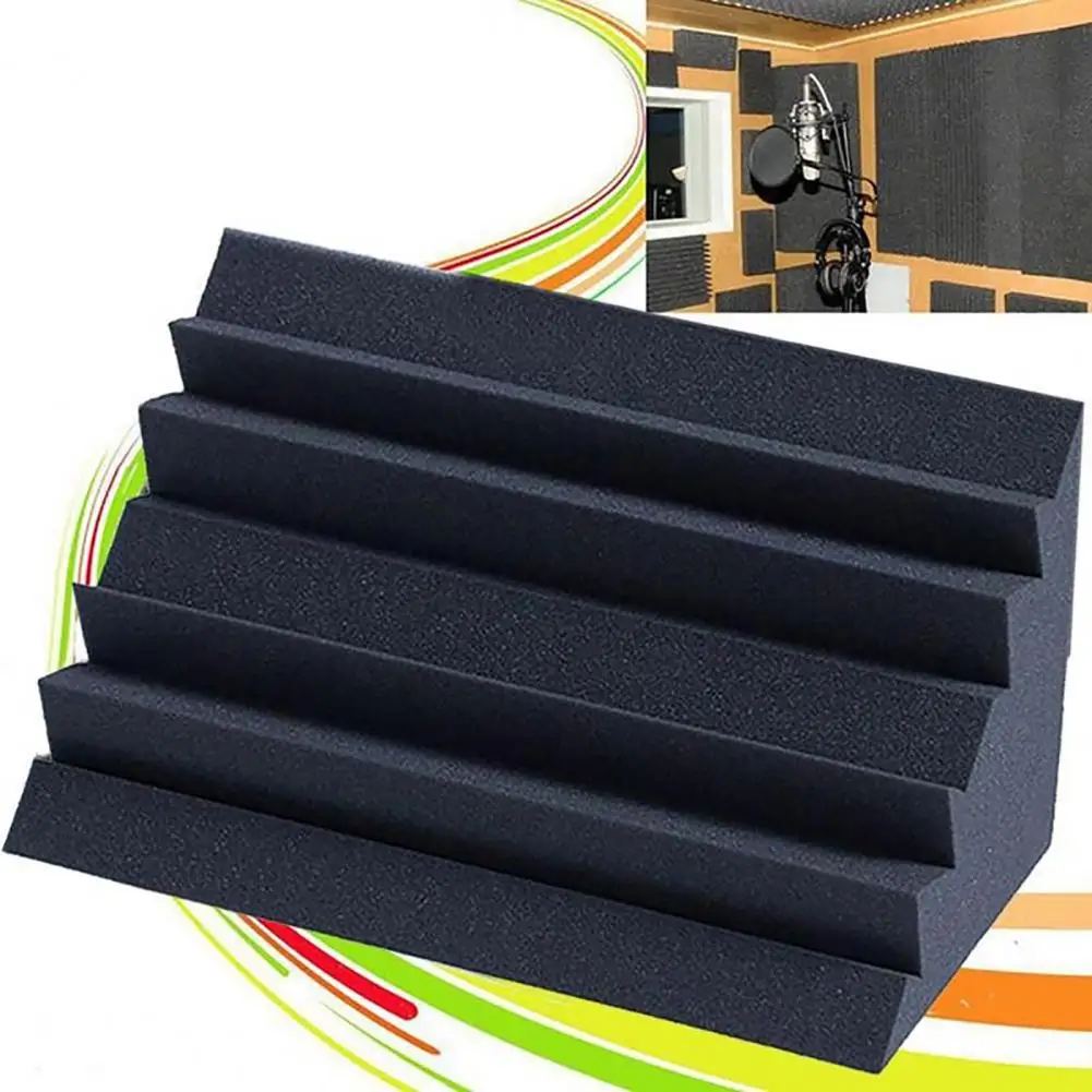 Soundproof Foam High-density Flame-retardant Wedge Noise Sound-Absorbing Foams Sound Treatment Panel Bass Trap Corner Absorbers