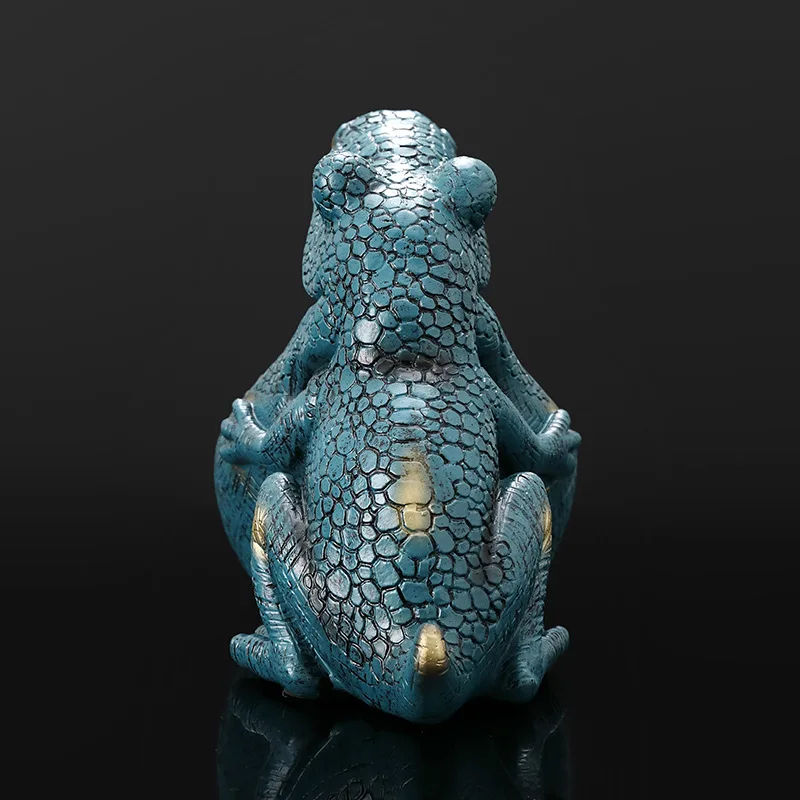 Abstract Hippopotamus Statue With Storage Funcion Resin Artware Sculpture Ornament For Desk Home Decor Decoration Accessories