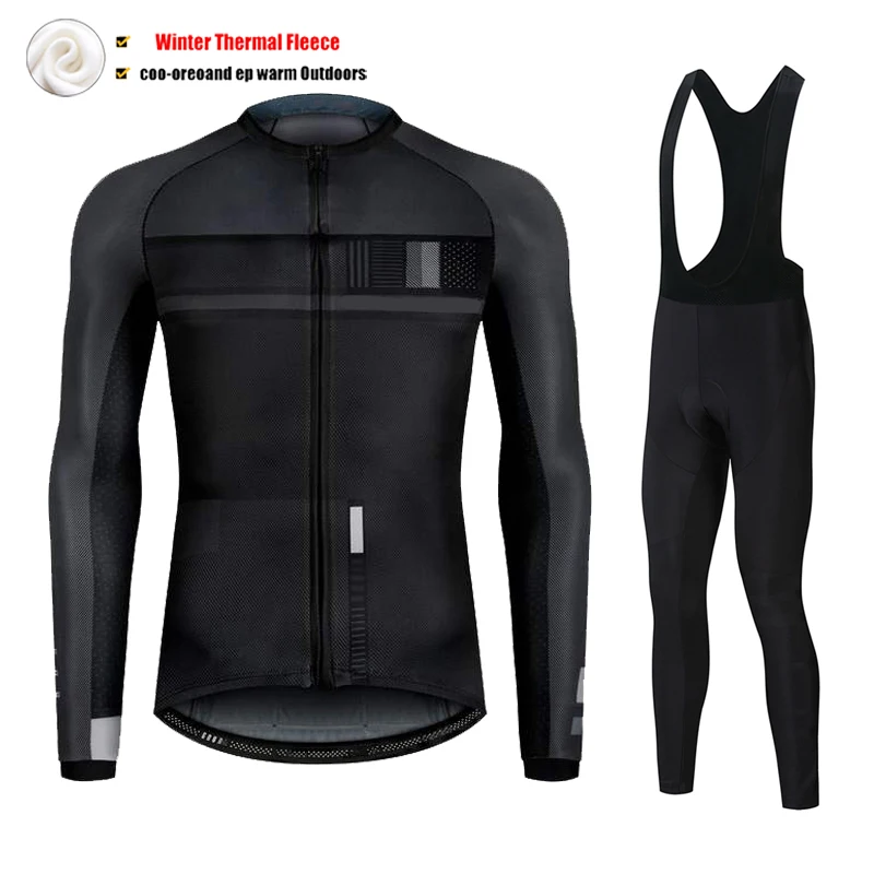 VENDULL Winter Thermal Fleece Cycling Jersey Set Maillot Ropa Ciclismo Keep Warm MTB Bike Wear Bicycle Clothing Cycling Set