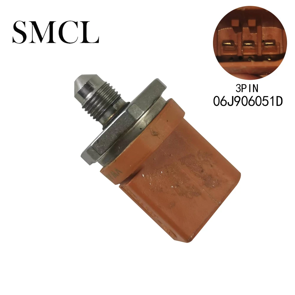 06J906051D Fuel pressure sensor For Audi A6L A6 S6 A4 S4 R8 A3 S3 RS5 VW Passat Tiguan Touran Sagitar Skoda Yeti Superb Octavia