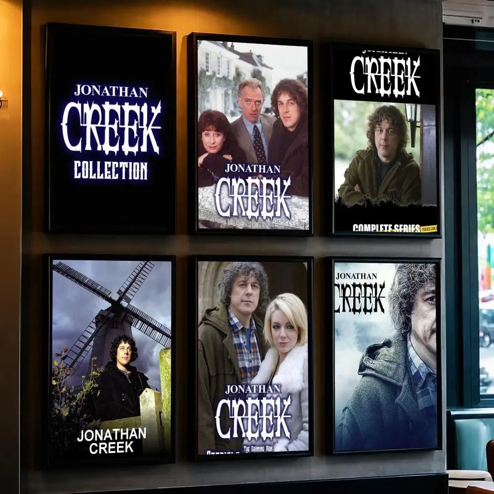 tv series J-Jonathan Creek-K Poster Removable Wall Sticker for Home Cafe Bar Office Interior Decor