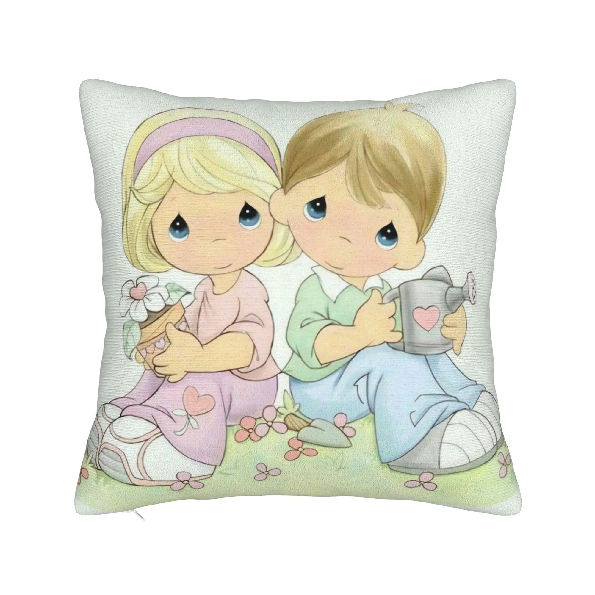 Precious Moments Various Pillow Case  Comfy Pillow Cover Retro Trendy Pillowcases For Living Room Sofa