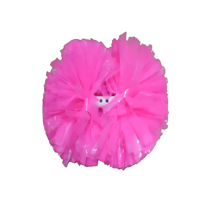 Cheerleading Pompoms with Baton Handle, Dance Decoration, Club Sport Supplies, Color Can Free Combination, 31cm, 1Pair