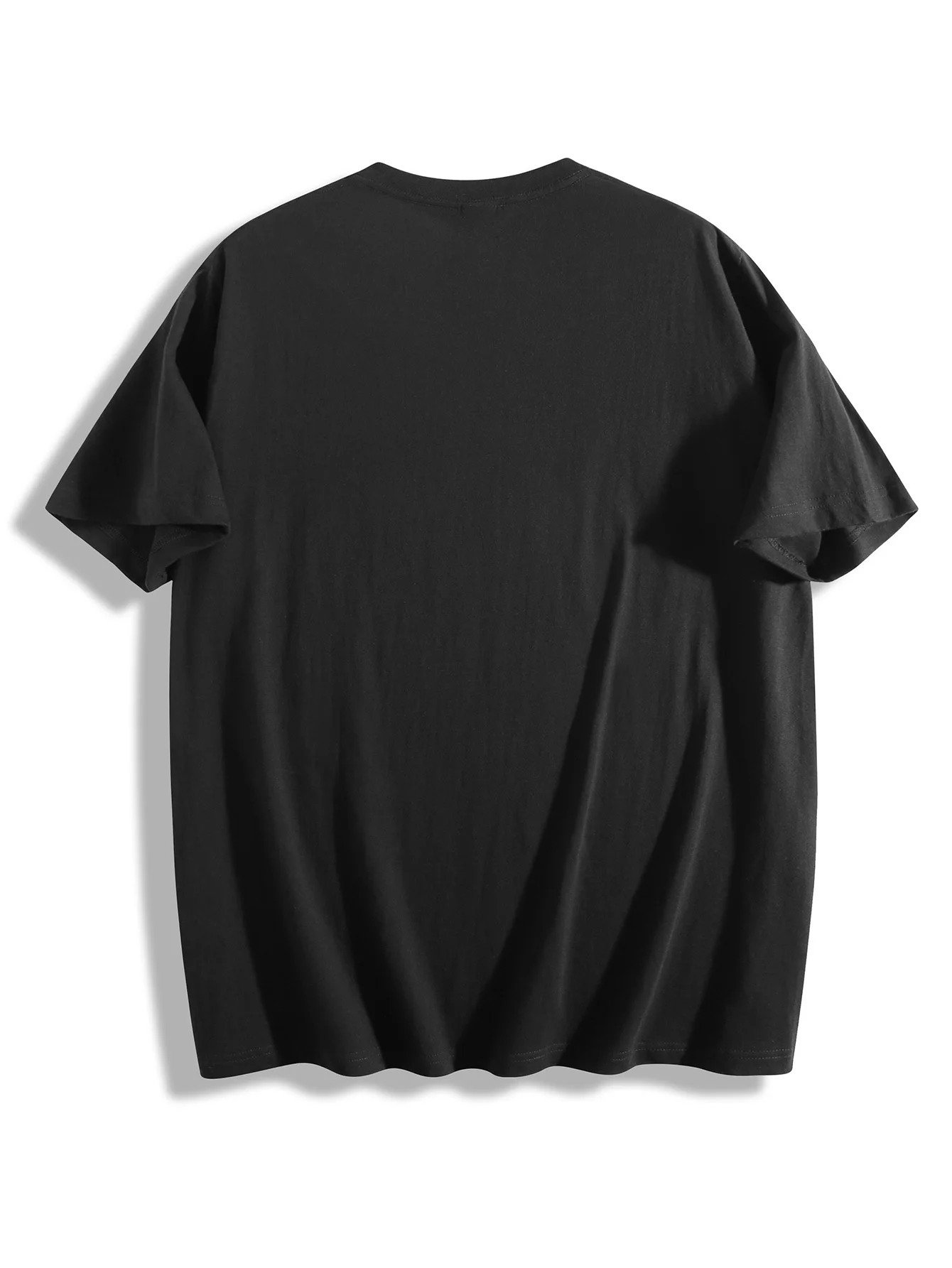 Camiseta branca casual de algodão puro com gráfico de coroa e elefante respirável e confortável