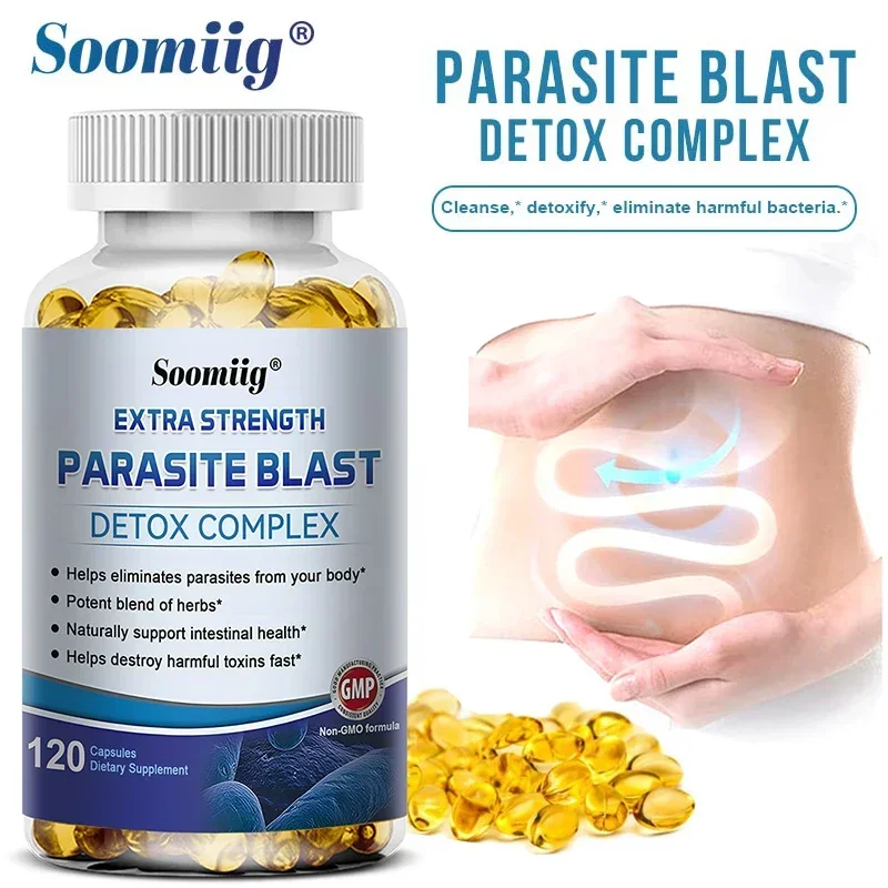 Parasite Detox - Gut Health Supplement, Digestive Health, Intestinal Cleansing and Detoxification, Bloating & Gas, Immune Relief