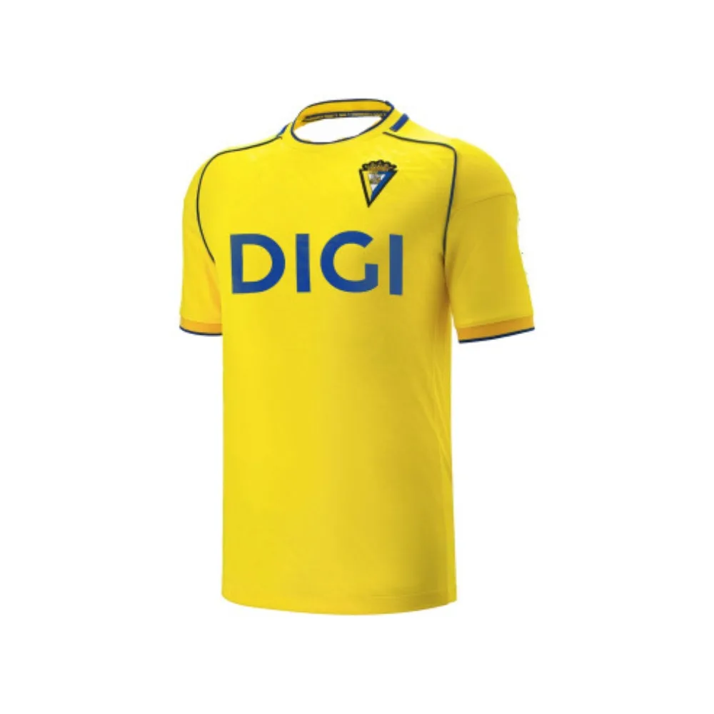 25-26 Cádiz Club Camisetas de fútbol local y visitante Camiseta deportiva de manga corta con estampado 3D igual para adultos y niños