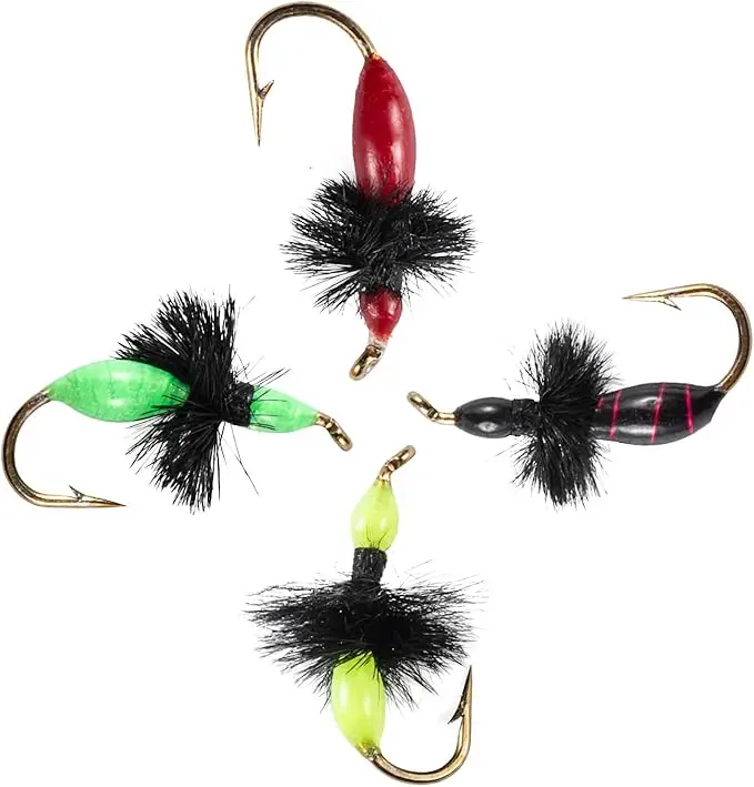 

Goture 14#-18# Fly Fishing Flies 4pcs/Set Assorted Trout Flies Nymph Streamer Shrimp Minnow Fly Lures for Freshwater Fly Fishing