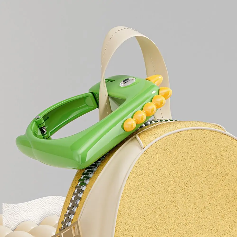 New ABS Backpack Hook No-Drill Strong Load-Bearing School Bag Hook Dinosaur Shape Compact Bag Hanger Classroom Use