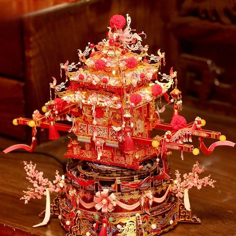 

Three-dimensional metal puzzle handmade DIY wedding gift newlywed creative ornament decoration
