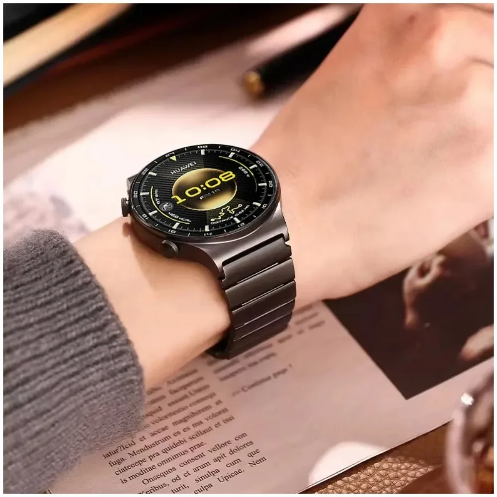 22mm Original Buckle Titanium Band For Huawei Watch GT6 Pro/GT6/5/4/3 46mm Metal Bracelet For Garmin Forerunner 970 570 965 Belt
