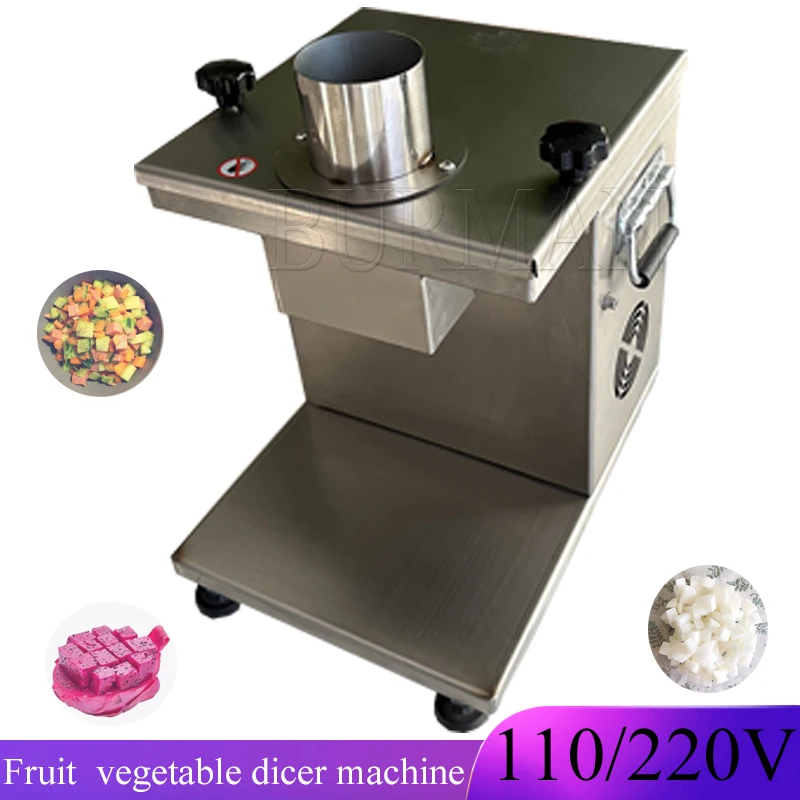 Fruit Vegetable  Cube Cutting Machine Electric Dicing Machine Potato Onion Vegetable Carrot Banana  Dicer