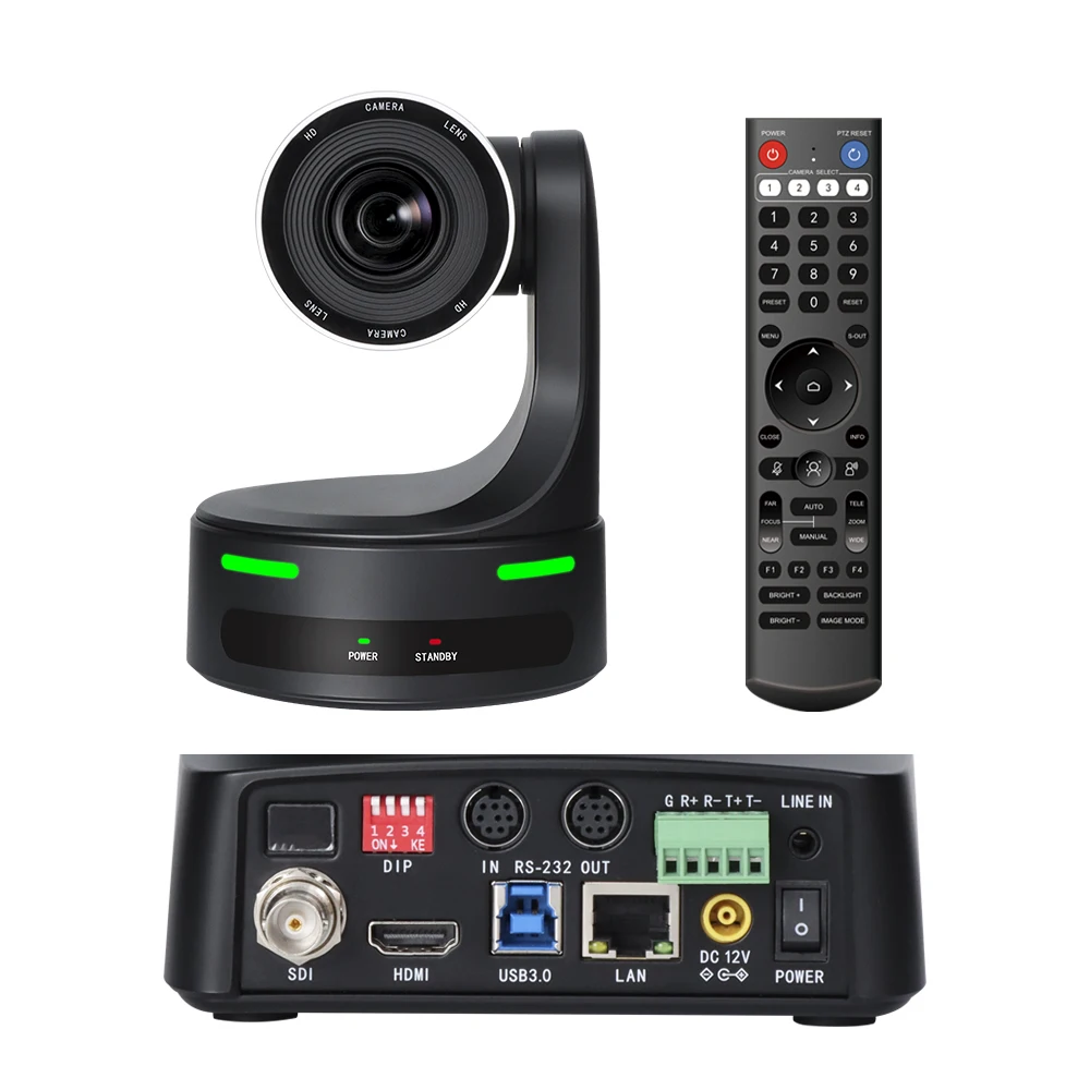 Professional Video Conference Camera KT-HD86AN PTZ 20X Optical Zoom Video Camera For Live Streaming Or Church