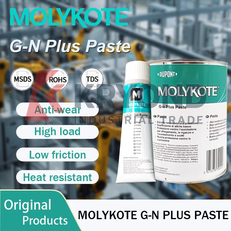 MOLYKOTE G-N Plus Paste Solid Lubricant Anti Seize Compound Reduces Wear for Automotive Industrial Machinery Original Product