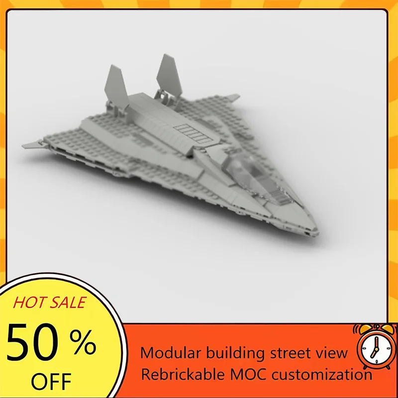 

342PCS Popular Space War Movie Model MOC Building Bricks Fighter Jet Modular Technology Gifts Holiday Assemble Children Toy Suit