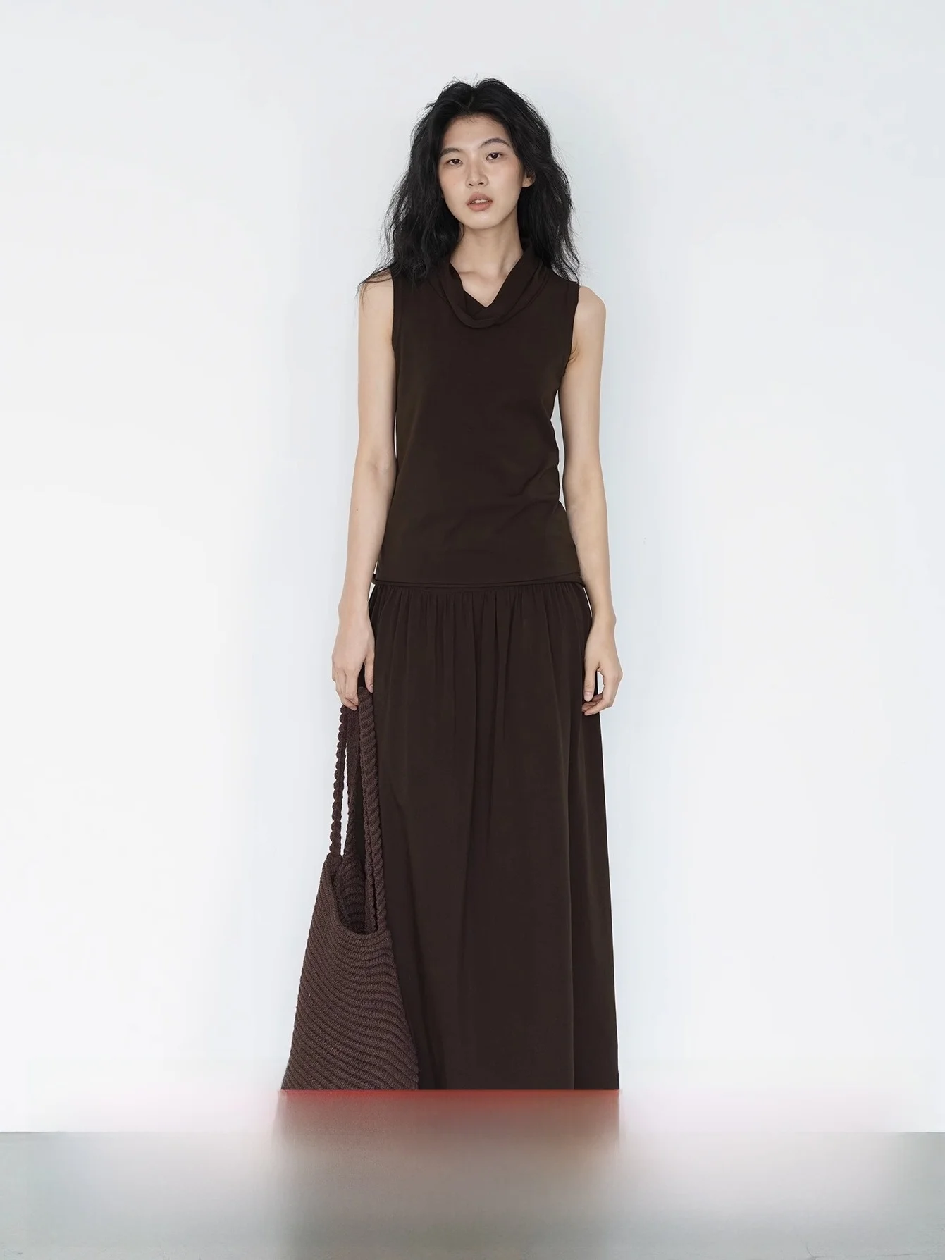 

EIGHTHMONTH Летний дизайнерский комплект из топа и юбки с разрезом, женский комплект из двух предметов Faion, ансамбль ort Sve Overhead Sle