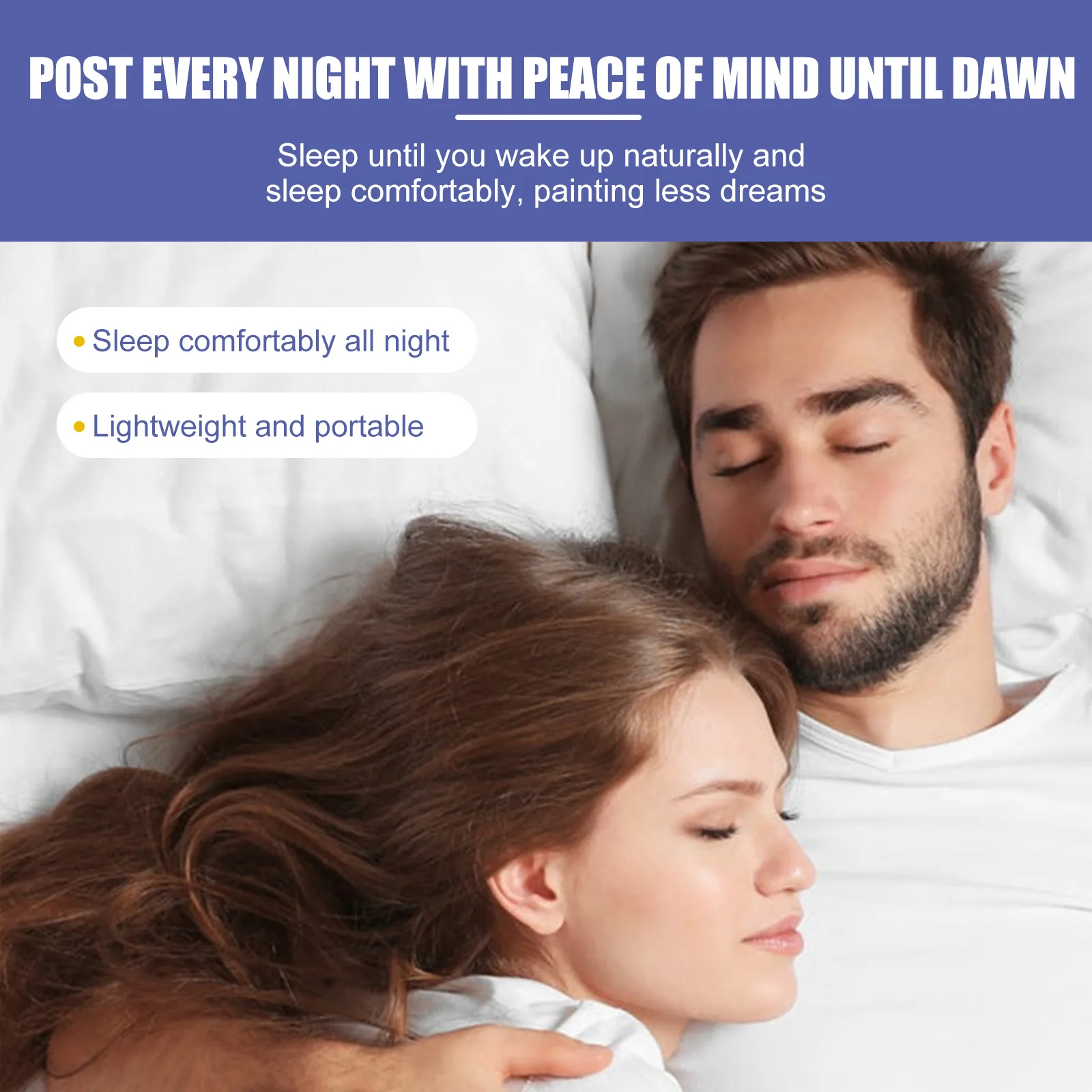 Eelhoe Improve Sleep Stickers Relieve Insomnia Irritability Stress Anxiety Headache Quality Body Relax Sleep Aid Medical Plaster