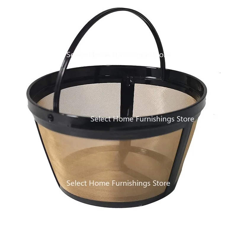 Suitable for Coffee Machine Filter, Round 304 Gold FDA Tea Separation Filter 4 6 8 10 Cups