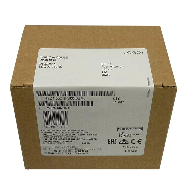 

Продукты Spot Stock 6ED1052-1FB00-0BA6 Логический модуль Совершенно новый оригинальный технический поддерживающий контроллер Plc