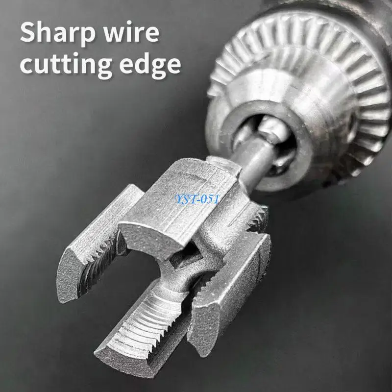 

E15A Double Size Carbon Steel Pipes Threader Suitable for Power Drill for Plumbing Maintenance and Construction