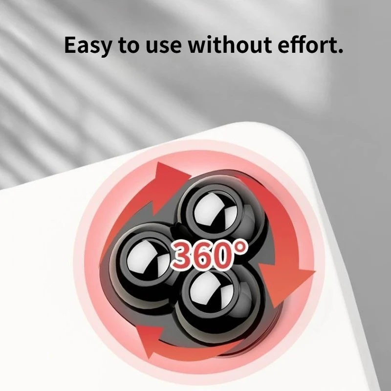 4PC Universal wheel furniture bottom non-punching paste ball pulley household hardware load-bearing universal casters movable
