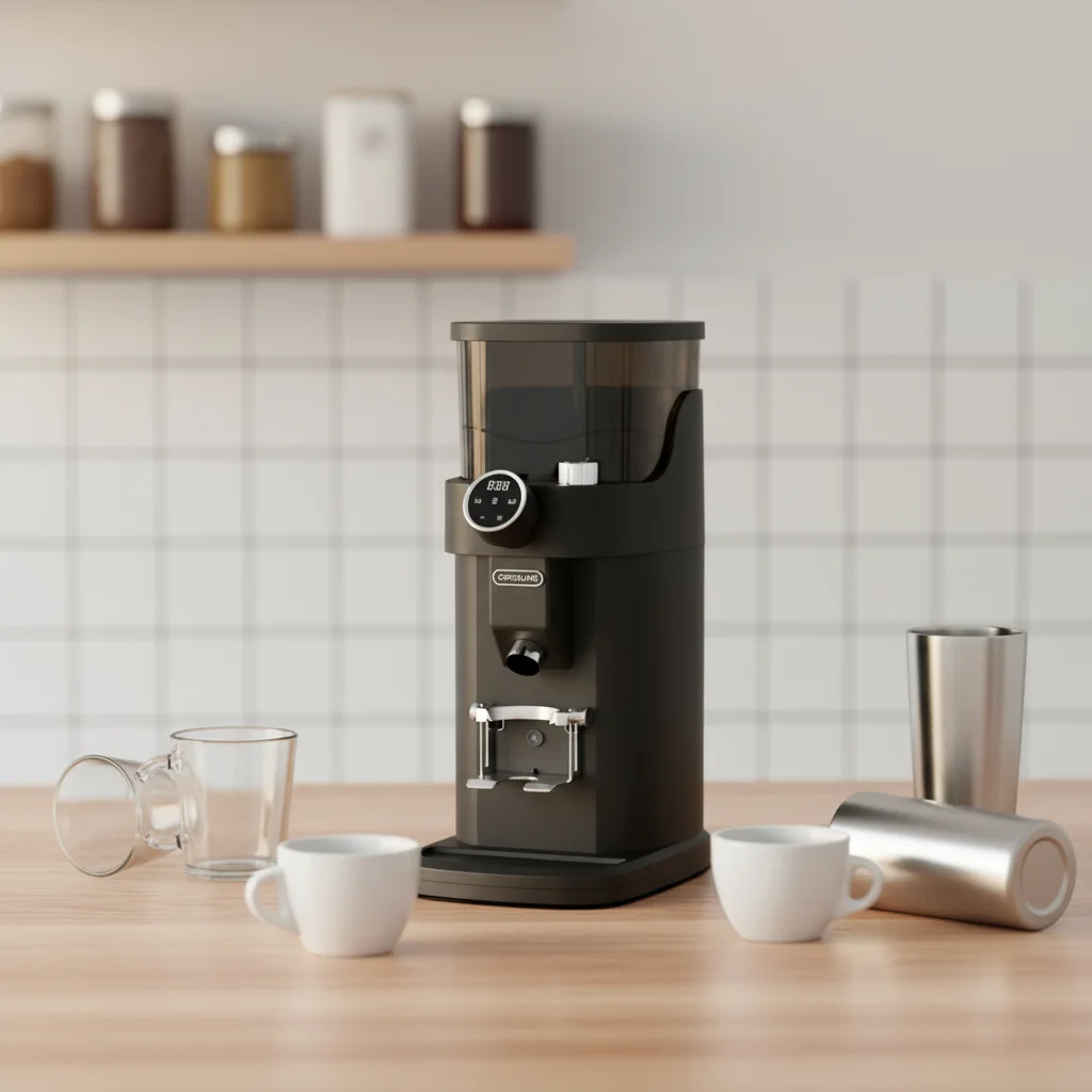 

High Quality Smart Speed Adjustable Coffee Grinding Machine Single Dose Electric Grinder Machine