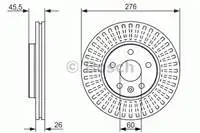 Store code: 986479643 for ten brake disc 15 INCH (mm) ASTRA J 10 AVEO T300