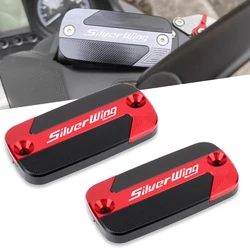 Motorcycle CNC Front Brake Fluid Reservoir Cap Cylinder Cover Fit For HONDA FCS600 Silverwing FCS 600 Silver Wing 2001-2011