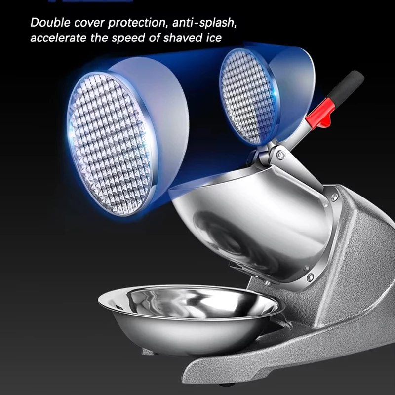 

Wholesale Price Ice Crusher Machine Snow Aluminium 65kg/Hr Semi-Automatic Ice Crusher Machine