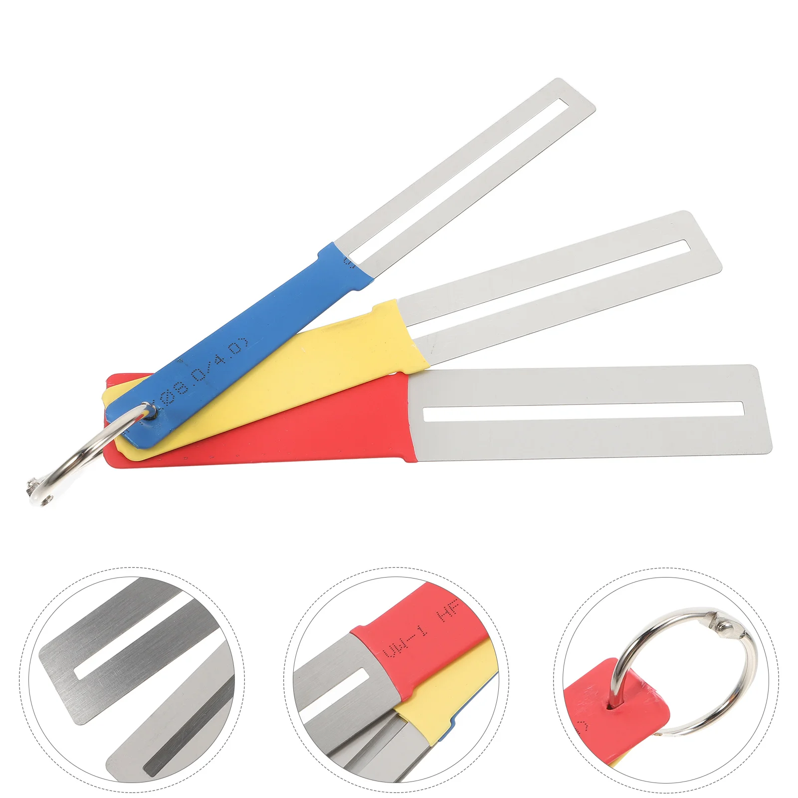 

3 Pcs Fretboard Protector Set R42C Metal Finger Guards for Guitar Bass Luthier Tools Scratch Essential Guitar
