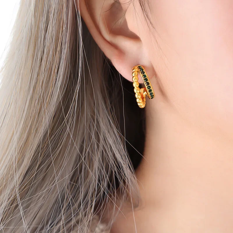 

Multicolor Earrings With Rhinestones For Women2023 Fashion Jewelry Gift Wedding Jewelry