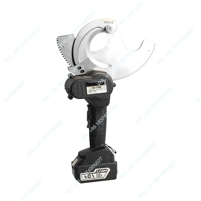1pcs Portable EC-50/65/75/85 copper aluminum armored cable cutter, steel core aluminum stranded wire rechargeable ratchet cutter