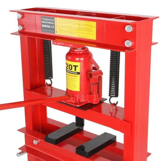 

Manual hydraulic press for thermal production