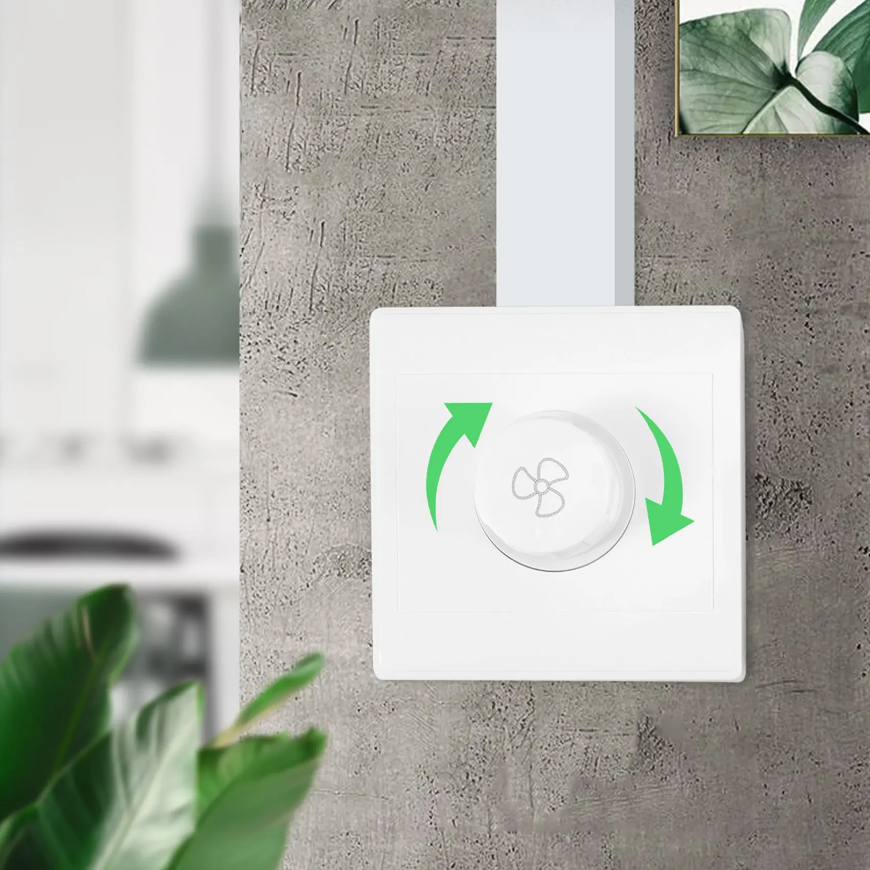 A76K 2Pcs Ceiling Fan Stepless Speed Governor Surface Mounted Fan Speed Switch