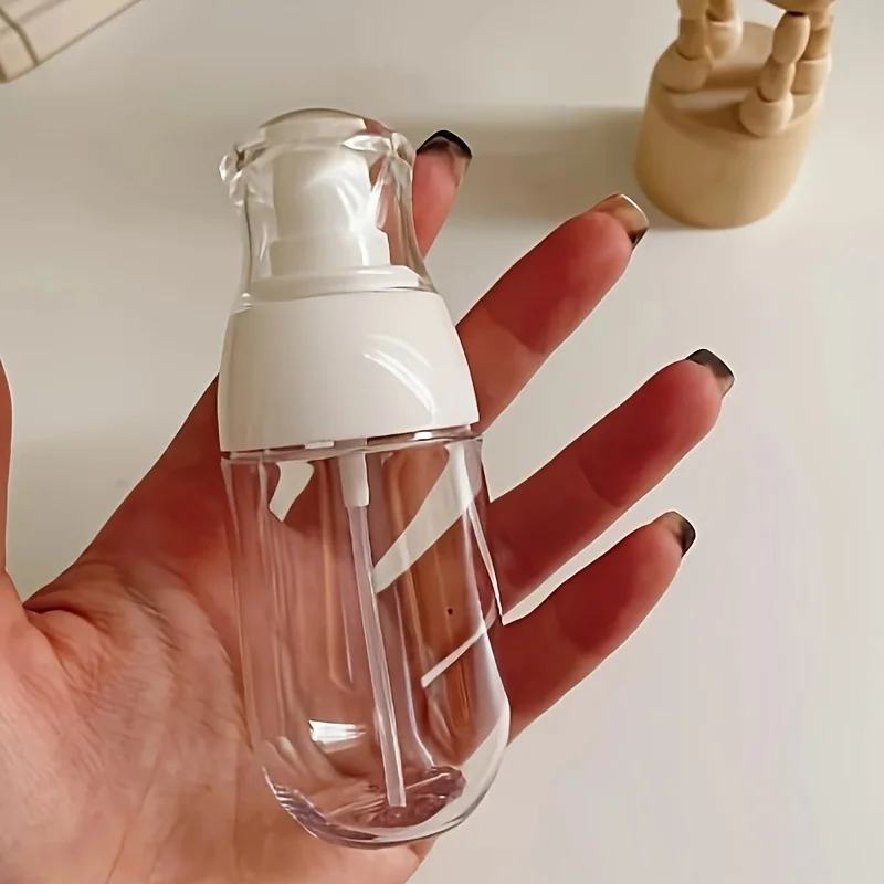 10 Stück nachfüllbare Pumpflaschen, leere Plastik-Sprühflaschen, tragbare Kosmetik-Lotion-Reise-Make-up-Behälter, Fläschchen – Detail 2