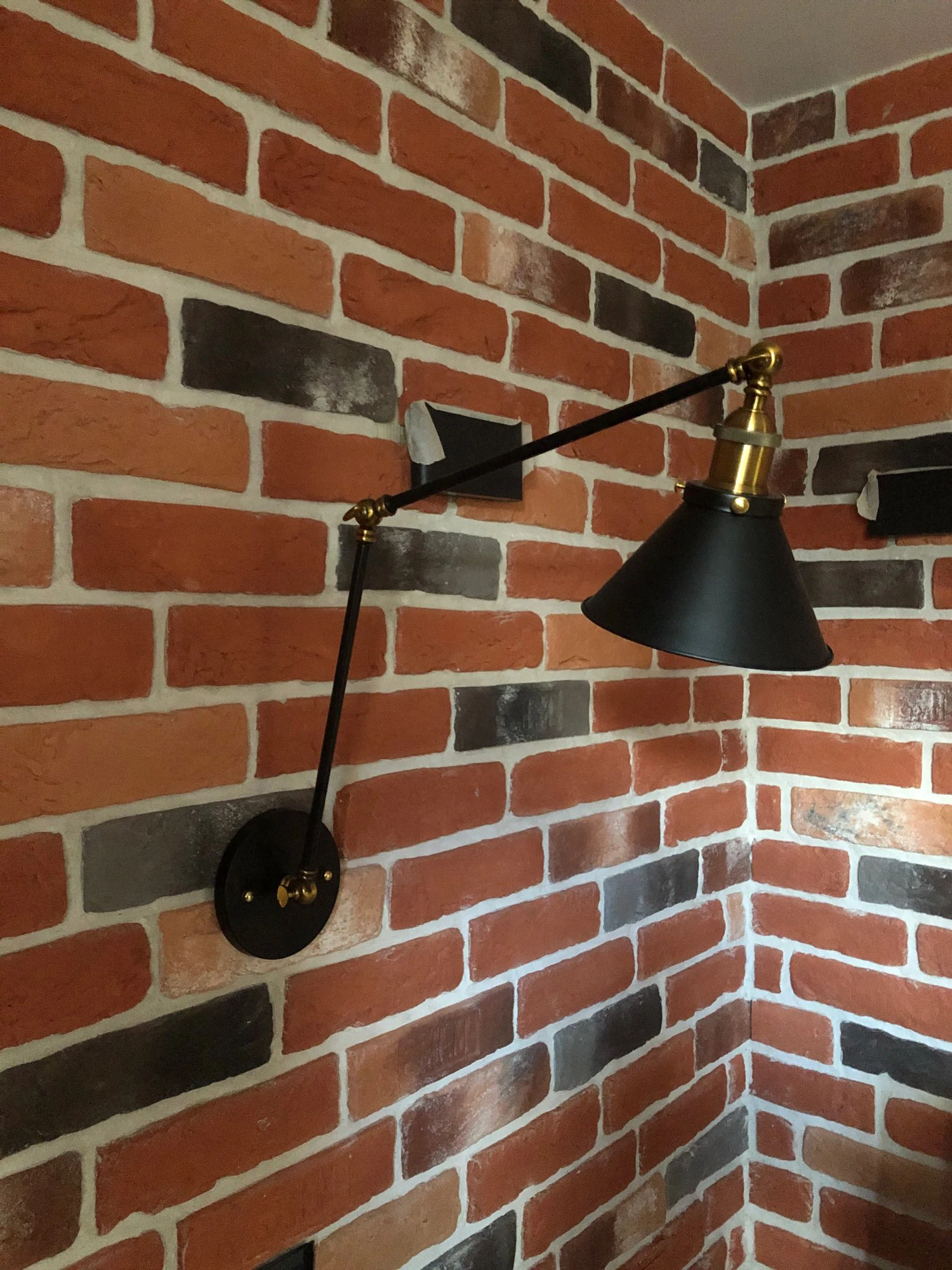 Industrial Sconce Wall lights Vintage E27 Home Bedroom Indoor corridor Long Arm Retro Wall Lamp Led Wandlamp Black Copper