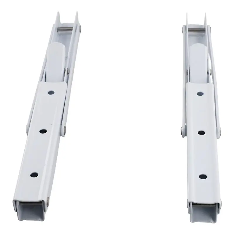 HOT-2Pcs Folding Shelf Brackets DIY Wall Mounted Furniture Space Saving For Garage Workstation 12Inch
