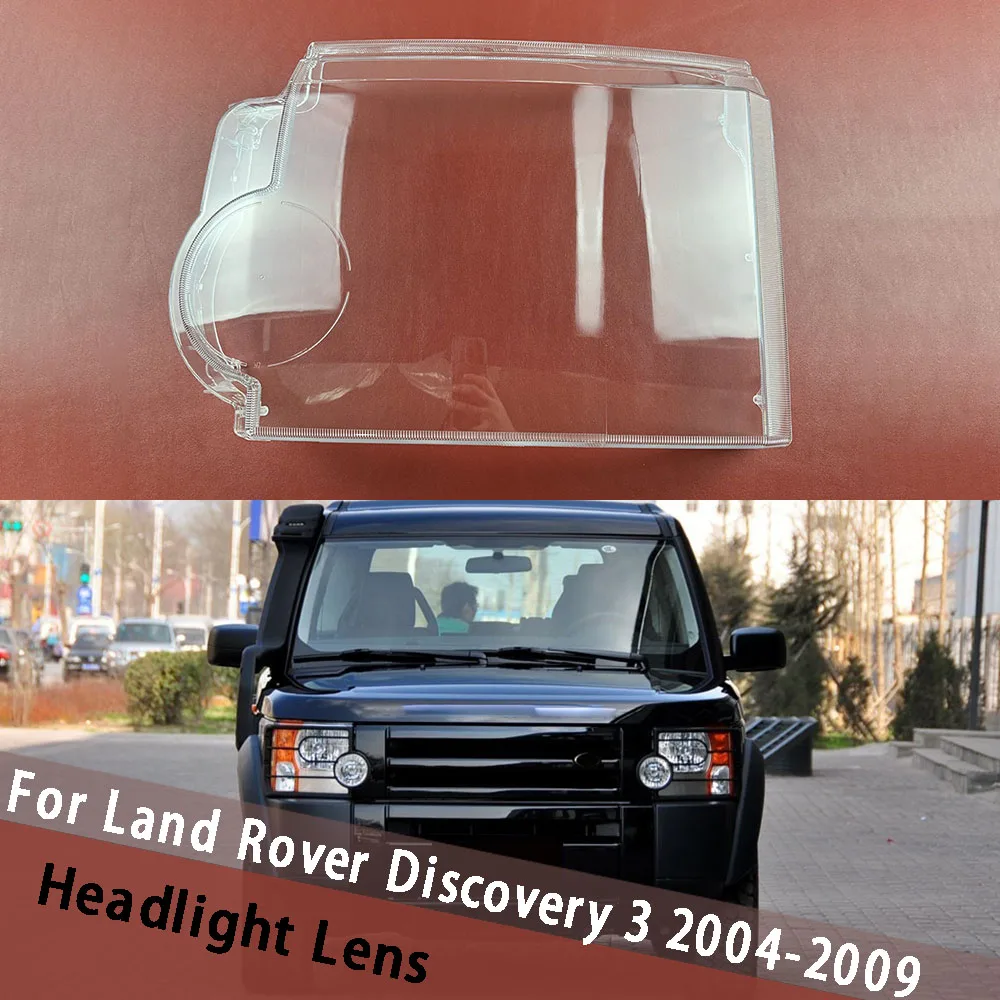 

For Land Rover Discovery 3 2004-2009 Headlamp Case Car Front Headlight Cover Head Lamp Shell Lens Caps Light Lampshade Lampcover