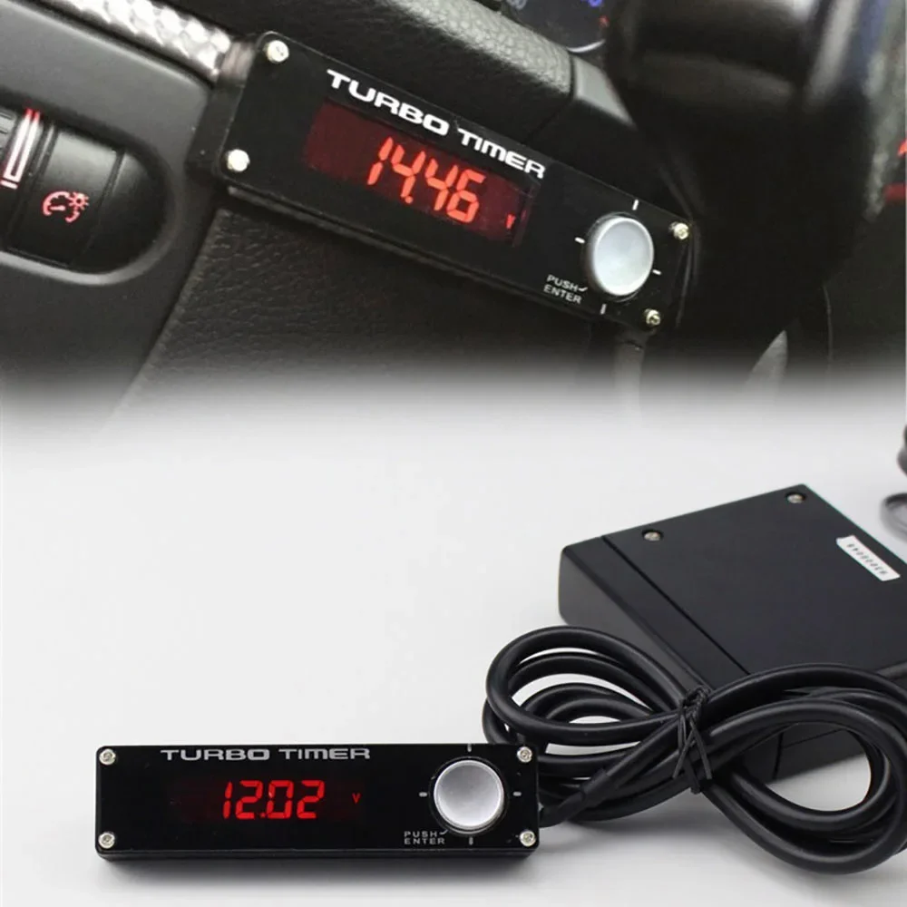 Universal  LED Digital Display Car Turbo Timer Universal Electronic Turbo Engine Delay Timer Controller Auto Tuning Parts