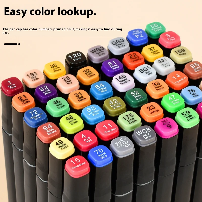 

24-168 цветов художественные маркеры, двуглавый мягкий наконечник ручки для рисования, рисования, сделай сам, рок-камень, стекло для студентов, художественные школьные принадлежности