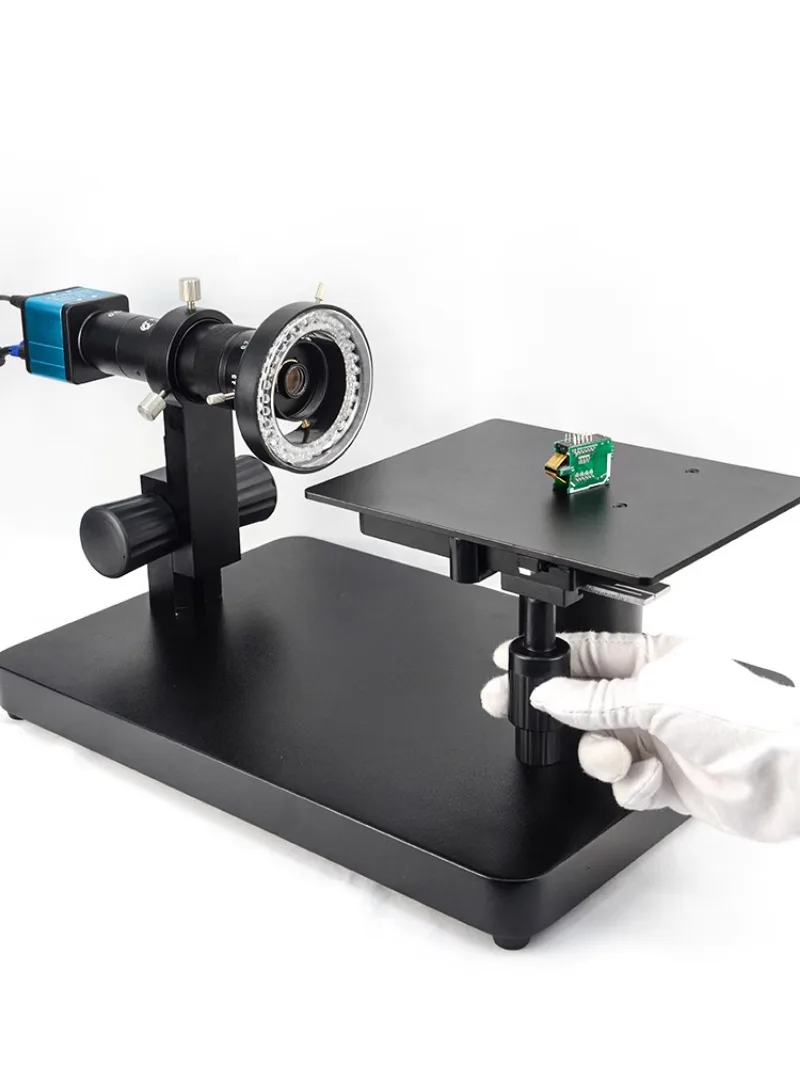 GP-50 200X Horizontal Microscope VGA Electronic Video HD CCD Camera Stand Terminal Connector Flatness Detection