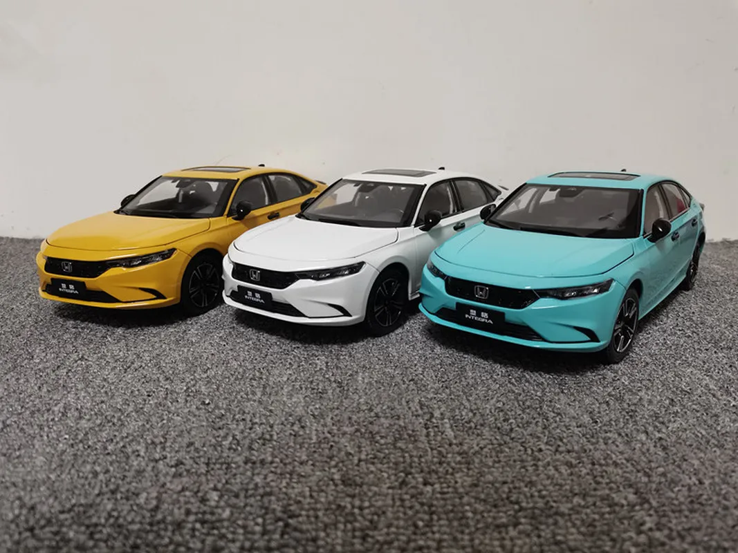 

Оригинальная заводская модель Honda Integra E:Hev 2023 года, масштаб 1:18, литая под давлением, для декора рабочего стола, коллекционирования и демонстрации для автолюбителей.