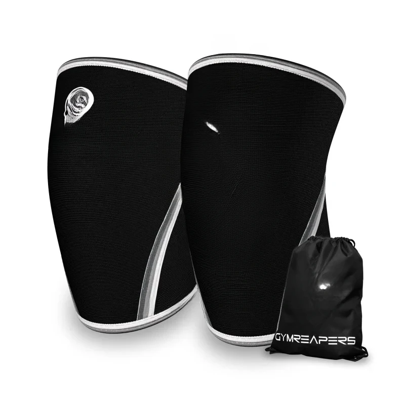 AQKnee Sleeves (1 Pair) Gym Bag - Knee Sleeve; Compression Brace for Squats,Weightlifting,Fitness,and Powerlifting - Gymreapers