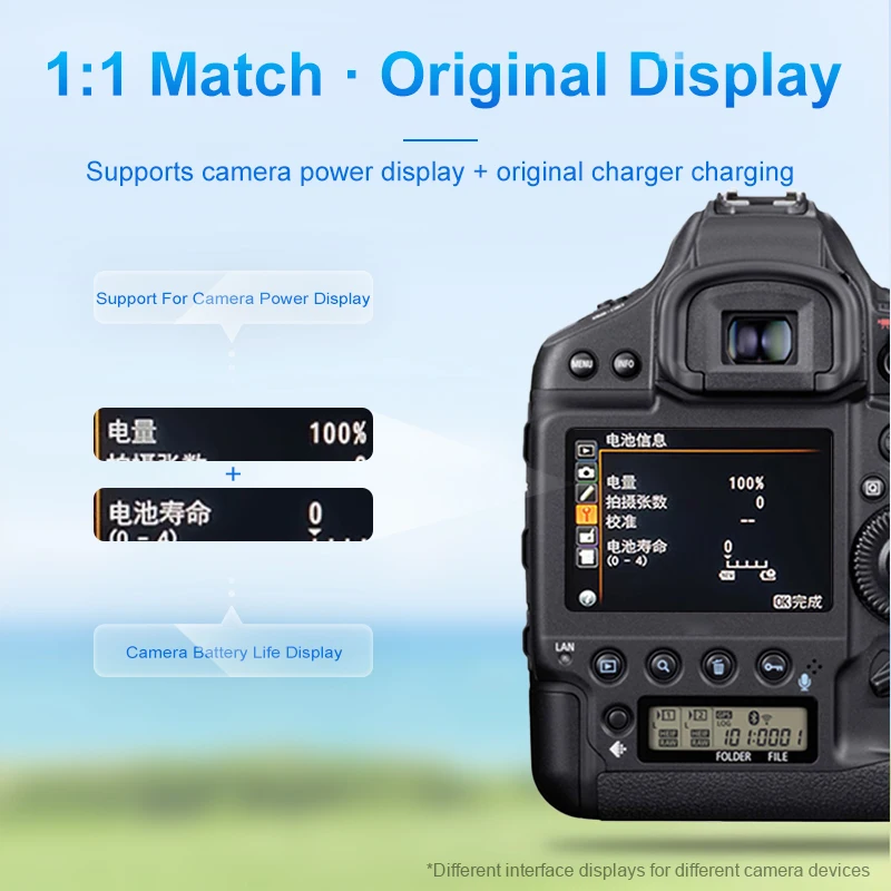 LP-E19 LP-E19T / LP-E4N akumulator do Canon EOS 1DX / 1D X Mark II / 1Ds Mark III / 1D Mark III / 1