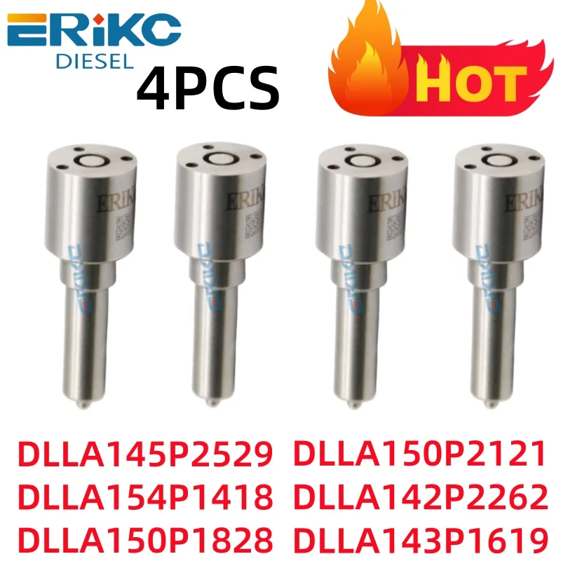 

4pcs DLLA145P2529 DLLA154P1418 DLLA150P1828 Common Rail Injector Nozzle Sprayer DLLA150P2121 DLLA142P2262 DLLA143P1619